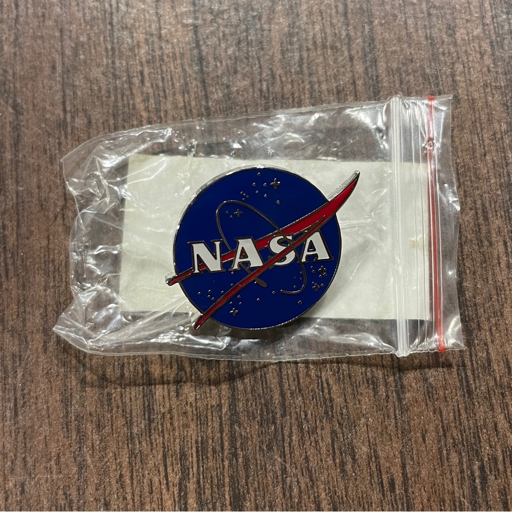 Pinsanity NASA Logo Enamel Hat Clothing Collectible Pin - Brand New Original Bag